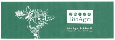 BioAgri & BioVino Moudon 13 et 14 mai 2023